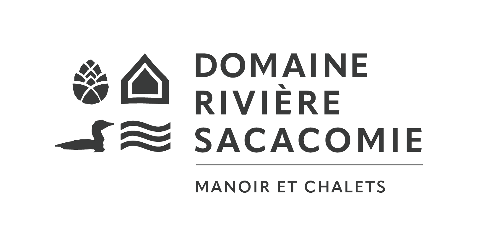 Domaine rivière Sacacomie, manoir et chalets